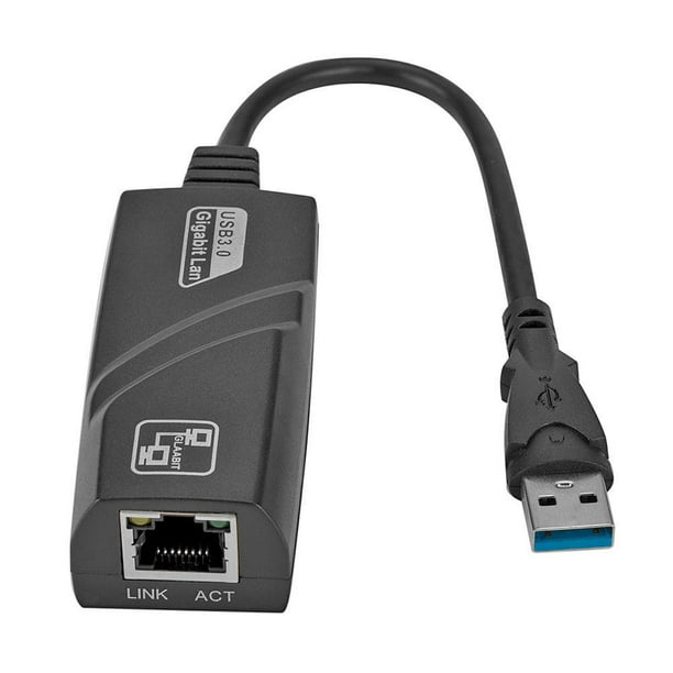 Adaptador Mini USB 3.0 Gigabit Ethernet USB a tarjeta de red Lan RJ45 para PC