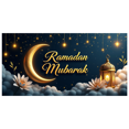 thumbnail image 6 of LUUFILx Ramadan Mubarak Banner Islamic Eid Decoration Backdrop Home Party Decor Lantern Display Celebration Festive Arabic Style Background Blessed Ramadan Wishes, 6 of 9