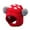 Red, variant on Krdevn Kids Winter Pompom Hat Knitted Ski Hat Double Pom Cap for Girls Boys