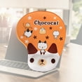 thumbnail image 4 of Grofry Mouse Pad Cute Cartoon Silicone 3D Wrist Rest Mice Mat for Office Chocolate cat, 4 of 8