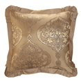 thumbnail image 3 of Chic Home 9 Piezas como decorador tapicer&iacute;a dise&ntilde;o de Jacquard de Calidad Tela rec&aacute;mara Set de edred&oacute;n y Almohadas Conjunto, King, Color Dorado, 3 of 8