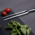 thumbnail image 6 of Linoroso 11 inch Stainless Steel Meat Carving Fork Barbecue Serving Fork Cooking Utensil, 6 of 7