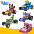 thumbnail image 2 of Coche inercial Disney Mickey Mouse de 13 cm, modelo de simulación de coche de tracción trasera con Minnie, Donald Duck, Daisy, Goofy, juguetes de entrenamiento de interés para niños, 2 of 5