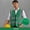 Green, variant on Durable High Visibility Safety Vest Front Reflective Strips Zipper Workwear Uniforms Security Guard Vest Construction Work