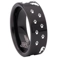 thumbnail image 6 of Wolf and Cub Tungsten Carbide Ring, 6 of 9
