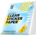 thumbnail image 1 of Papel adhesivo transparente SMALL SMILE 20 hojas 21,5 x 27,9 cm, 1 of 9