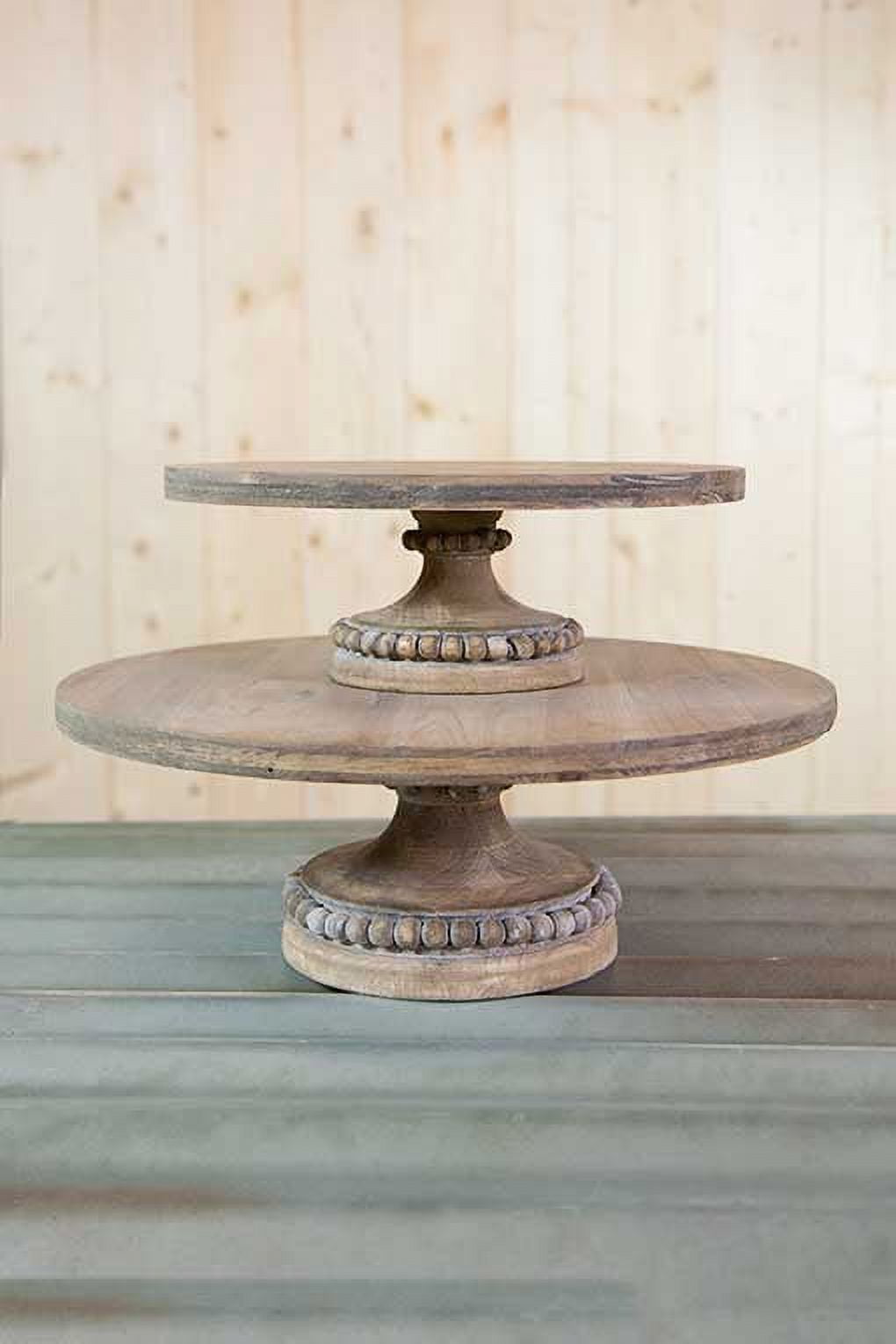 Cake Candy Displays Wooden Cake Stand Round Display Platform