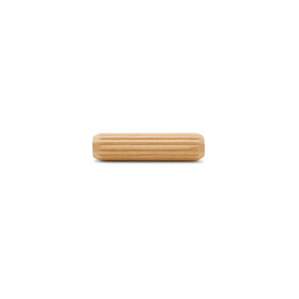 100 Qty 3/8" X 1-1/4" Fluted Birch Wooden Dowel Pins Free Shipping! 