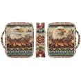 thumbnail image 6 of FOR U DESIGNS Aztec Eagle Pttern Bible Cover Southwest American Tribal Bible Holder Case with Handle Quilted Book Cover Bible Carrier Tote Bag for Bible Study/Daily Use, 6 of 7
