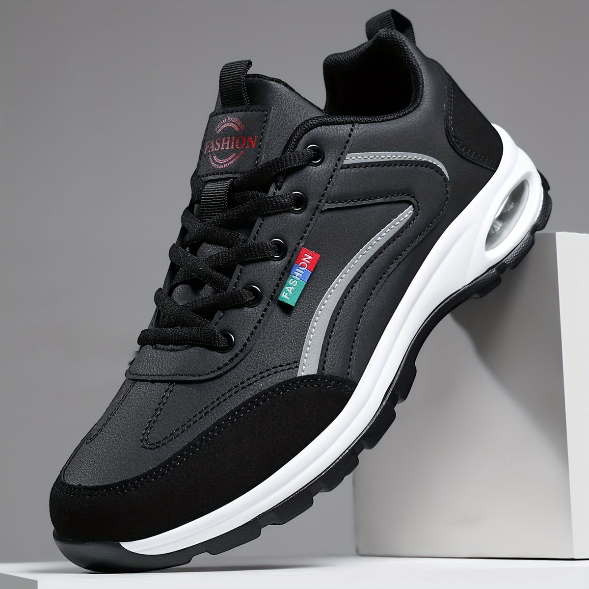 [sneakers] Men'S Athletic Casual Shoes with Air Cushioning, Comfortable And Outdoor Hiking And Lightweight for Driving, Leisure, Training,