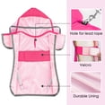 thumbnail image 4 of AUTOWT Dog Raincoat - Adjustable Waterproof Jacket with Reflective Strips & Storage Pocket for All Sizes, 4 of 7