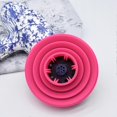 thumbnail image 4 of Silicone Collapsible Hair Dryer Diffuser Travel Portable Folding Blow Dryer Diffuser Attachment Rose Red, 4 of 5