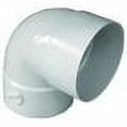 thumbnail image 2 of Genova Products 40730 PVC Styrene Sewer & Drain Fittings 90 Degree Short Turn Elbow, 2 of 2