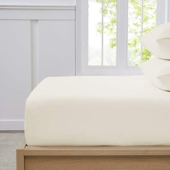 Sweet Home Collection 1500 Supreme Fitted Sheet Twin Ivory
