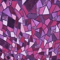 thumbnail image 1 of Ahgly Company Machine Washable Indoor Square Transitional Dark Magenta Purple Area Rugs, 7' Square, 1 of 7