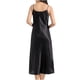 thumbnail image 2 of Camisola larga de moda para mujer, con cuello en V, sin mangas, lisa, para dormir, 2 of 2