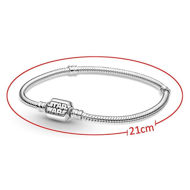 S925 Silver Jewelry Star Wars Anime Accessories Yoda Bb-8 R2 Mandalorian Diy Beads Bracelet Necklace Charm Fit Pandora Toys Gift