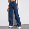 thumbnail image 2 of FrzhBrz Womens Baggy Jeans Wide Leg Denim Pants Boyfriend Loose Streetwear Trousers Fall Fashion y2k Outfits 2025, 2 of 7