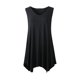 thumbnail image 3 of WILLBEST Vestido De Verano Para Mujer, Chaleco Irregular Con Dobladillo De Color Liso, Mono Informal, Falda Corta, Falda Informal De Verano, 3 of 3