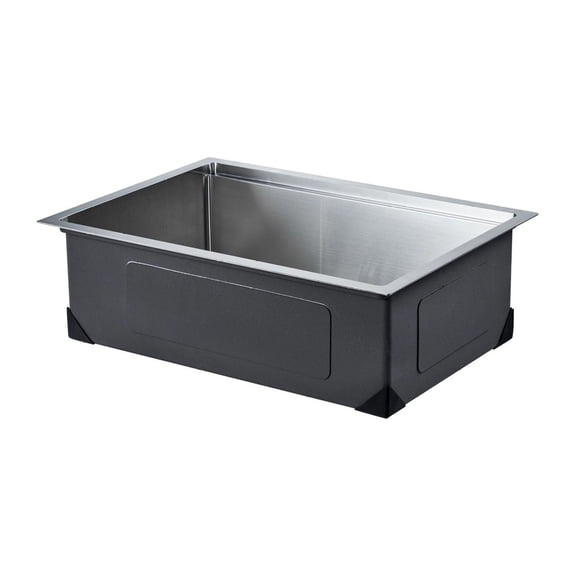 30" Kitchen Sink Undermount Single Bowl Stainless Steel - Drop-In Bar Sink Workstation with Accessories