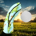 thumbnail image 7 of Golf Head Covers for Woods and Driver Waterproof Leather Golf Club Head Covers for Women Men Golf Driver Fairway Wood Headcover Cheerful Frog Celebration Mural, 7 of 7