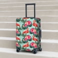 thumbnail image 6 of Fuzoiu Palm Leaves Flamingo Print Suitcase Cover,Washable Luggage Covers for Suitcase,Elastic Luggage Protector Cover,Scratch Resistant Travel Suitcase Covers-Small, 6 of 7