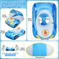 thumbnail image 3 of Qoosea Baby Pool Floats Toddler Inflatable Car-Shaped Swimming Float with Sun Canopy with Safety Seat for 6-48 Months, 3 of 7