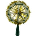 thumbnail image 5 of Northlight 7" Pre-Lit Gold Snowflake Starburst Christmas Tree Topper - Clear Lights, 5 of 5