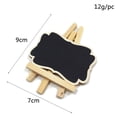 thumbnail image 2 of unbranded 10pcs Mini Decorative Boarder Chalkboard Signs Black Board Message Board with Stand for Wedding Party Decoration Primary Color Small Size 170101, 2 of 7