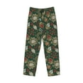 thumbnail image 4 of Xecao Red Leaves Men's Straight Lounge Pajama Pants: The Ultimate in Comfortable Sleepwear, 4 of 9