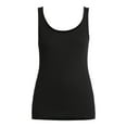 thumbnail image 2 of Time and Tru Women's Rib Tank Top, Sizes XS-XXXL, 2 of 7