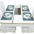 thumbnail image 4 of Ryvnso Placemats Set of 4 Bohemia Owl Dining Mats Heat-Resistant Non-Slip Washable Table Mat, 4 of 8