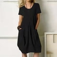 thumbnail image 2 of Sngxgn Women Summer Bodycon Backless Maxi V Neck Dress(Black,XXL), 2 of 5