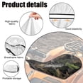 thumbnail image 6 of KUIFORTI Camo ATV Seat Cover Easy Installation 4-Wheeler Seat Covers ATV Back Seats Powersports Cushion Covers Fit for Most Polaris Sportsman Polaris Scrambler Honda Rancher, 6 of 7