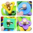 thumbnail image 4 of Jouets Éducatifs en Bois pour Animaux Dreampark en Forme de Bois pour l'Appariement et le Tri des Couleurs, 4 of 8