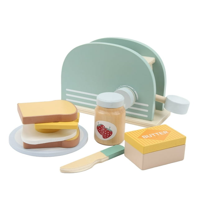 Jouet Machine à Pain Simulé, Style Nouveauté Apprentissage Cuisine Connaissance Machine à Pain Simulé Bois pour École