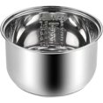 thumbnail image 1 of Revestimiento de repuesto compatible con Zojirushi NS-TSC10, recipiente de acero inoxidable 304 para olla arrocera, capacidad de 5.5 tazas, fácil de limpiar, apto para lavavajillas., 1 of 6