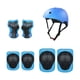 thumbnail image 1 of 7 piezas Guardias de Equipo de protección del casco para bicicletas para niños, almohadillas manuales de resistencia de impacto almohadillas de rodill Azul, 1 of 8