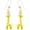Giraffe, variant on Plastic Earrings for Sensitive Ears Hypoallergenic Hoop Earring Cute Post Studs[s1984]
