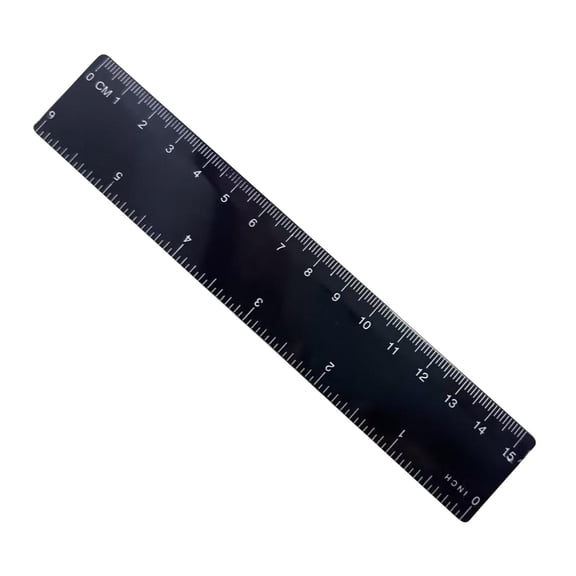 Ageoie 6 Inch Plastic Ruler, Straight Rulers with Inch And Centimeter, Small Measurement Tool, Back to Classroom Supplies, Office Must Haves, Lightweight Stationery