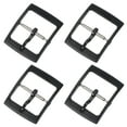 thumbnail image 1 of Uxcell 4 Pcs Cierre de Reemplazo para Banda de Reloj, Cierre de Correa de Reloj de Plástico de 16mm para Bandas de Reloj de Cuero Silicona Nylon Lona, Negro, 1 of 7