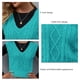 thumbnail image 5 of Chaleco de suéter casual con cuello en V para mujer,Chaleco de suéter con cuello en V Chaleco de suéter con cuello en V Diseño revolucionario, 5 of 6