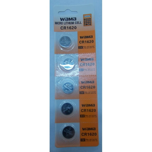 BBW CR1620 3V Lithium Coin Battery 100 Pack - FREE SHIPPING!