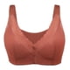 thumbnail image 2 of Gibobby Brasier Push Up Mujer Talla Sexy Sujetador para mujer Ajustable con aros Botón Correa Hombro delantero Copa moldeadora grande Íntimos(Rojo,44), 2 of 5
