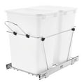 thumbnail image 1 of Rev-A-Shelf RV-18KD-11C S Double 35 Quart Pull Out Waste Containers, White, 1 of 10
