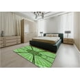 thumbnail image 4 of Ahgly Company Indoor Rectangle Patterned Yellow Lawn Green Area Rugs, 7' x 9', 4 of 6