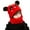 E, variant on Adult Kids Winter Fuzzy Plush Balaclava Hat Cartoon Panda Rabbit Animal Thick Windproof Full Cover Earflap Hood Cap Neck Warmer Scarf