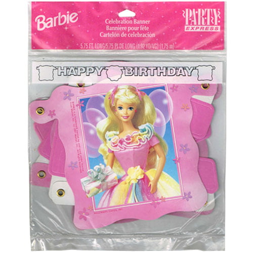barbie birthday banner