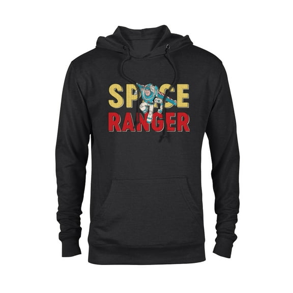 Disney and Pixar’s Toy Story Buzz Lightyear Space Ranger - Pullover Hoodie for Adults - Customized-Black