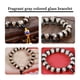 thumbnail image 3 of Pulsera de cristal de color blanco, cuentas de Buda, pulseras elásticas de cuentas de meditación de yoga para hombres y mujeres, 3 of 5
